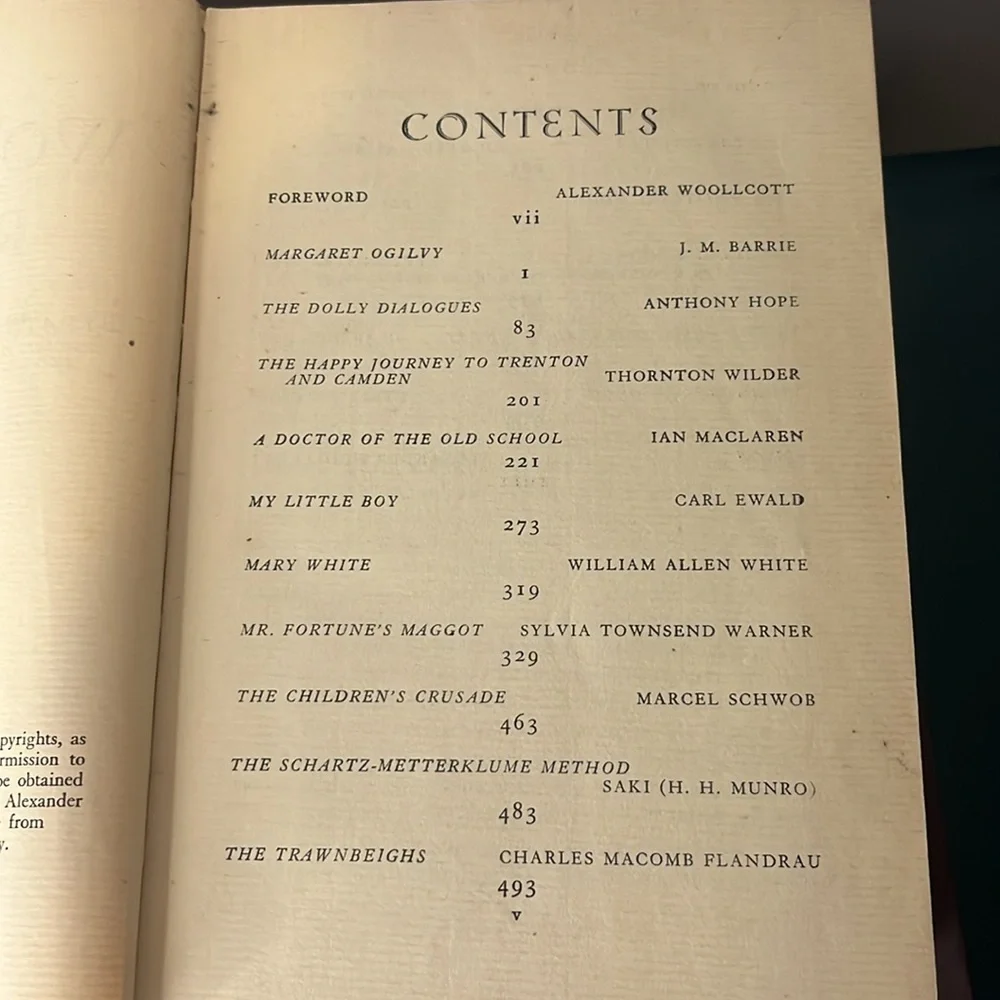 Vintage The Woollcott Reader Bypaths in the Realm of Gold Hardcover Book 1938‎